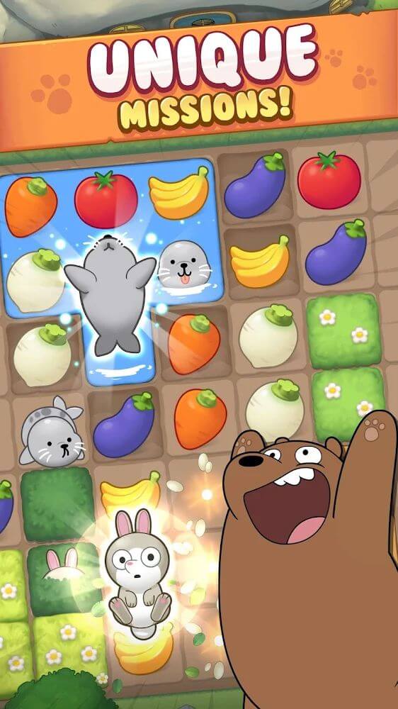 We Bare Bears Match3 Repairs screenshot 3