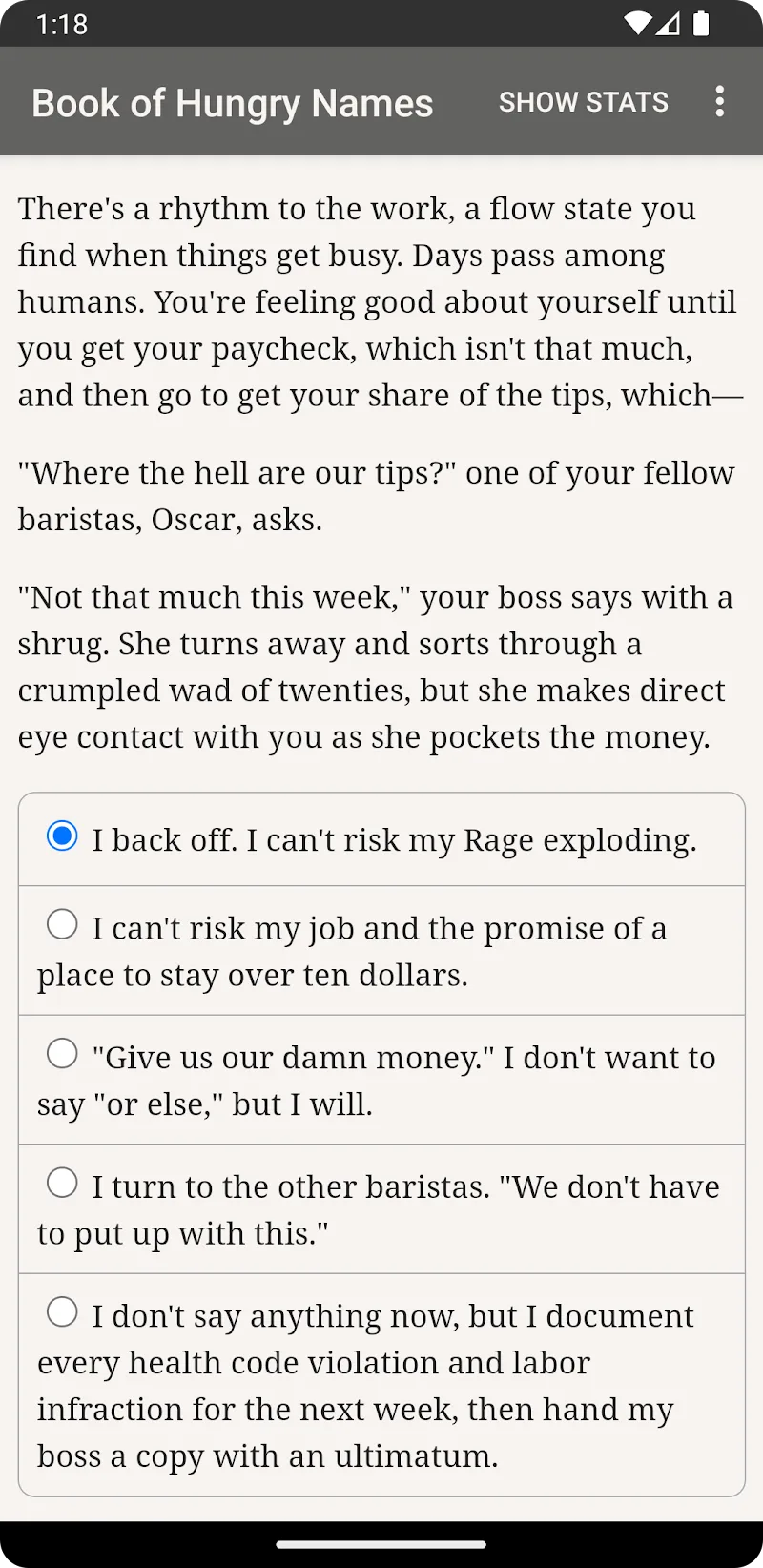 Werewolf: Book of Hungry Names screenshot 5
