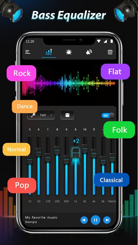 Equalizer & Bass Booster Pro screenshot 2