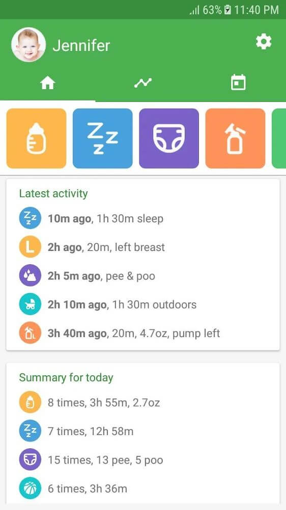 Baby Tracker screenshot 2