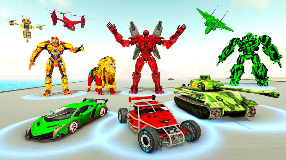 Bee Robot Car Game screenshot 3