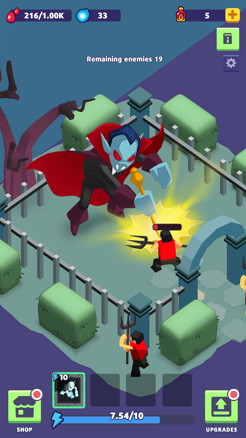 Dracula City Master: Idle Army screenshot 7