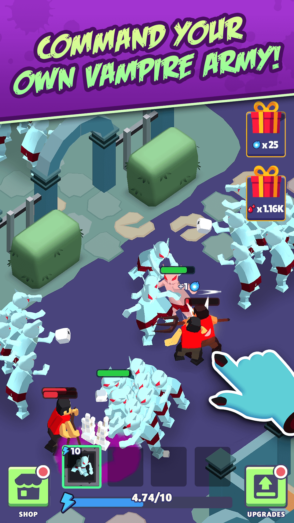 Dracula City Master: Idle Army screenshot 2