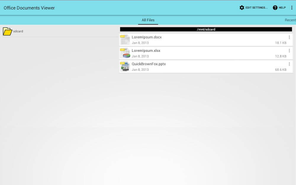 Office Documents Viewer screenshot 5