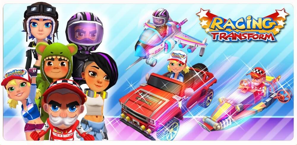 Racing Transform - Sky Race screenshot 1
