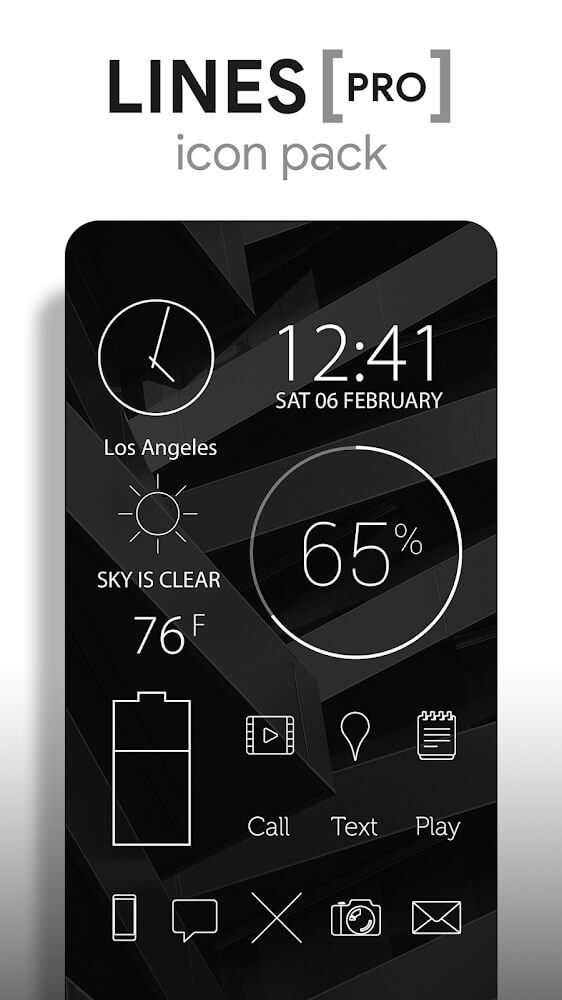 Lines Pro - Icon Pack screenshot 2