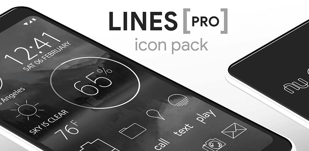 Lines Pro - Icon Pack screenshot 1