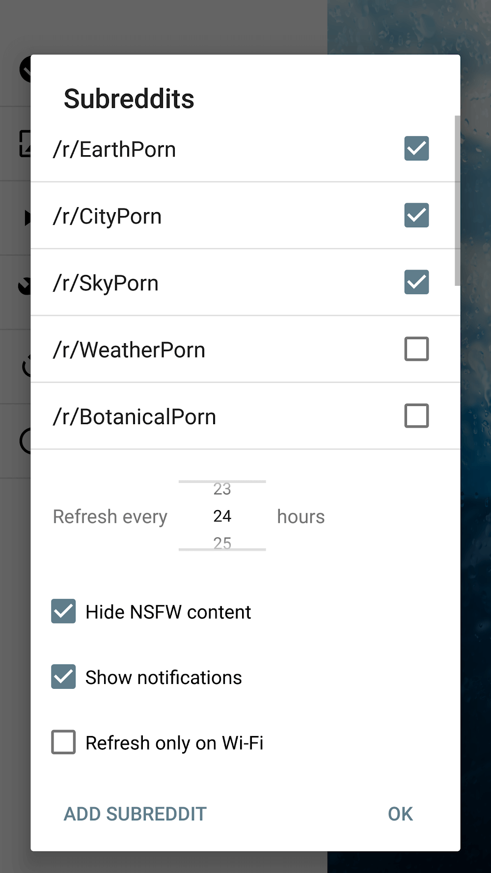 Rainpaper screenshot 5