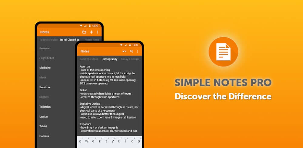 Simple Notes Pro screenshot 1