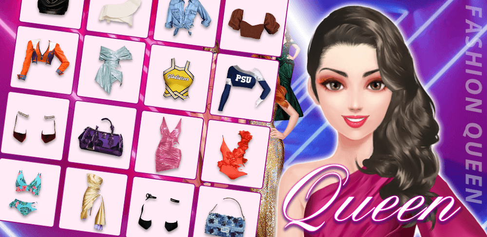 Vlinder Fashion Queen Dress Up screenshot 1