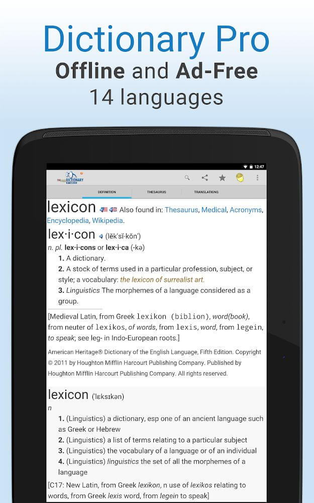 Dictionary Pro screenshot 7