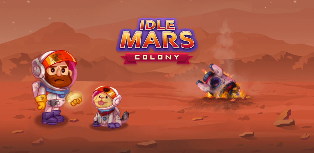 Idle Mars Colony screenshot 1