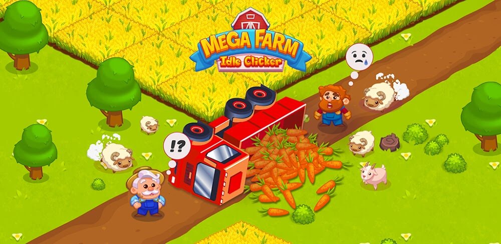 Mega Farm: Idle Tycoon Clicker screenshot 1