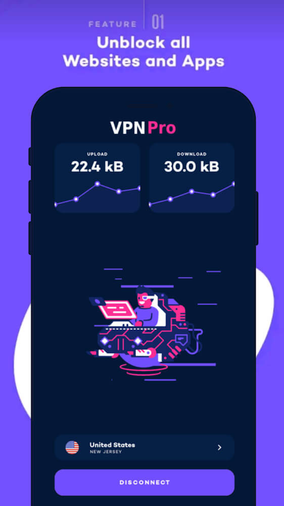 VPN Pro - Pay once for life preview 4