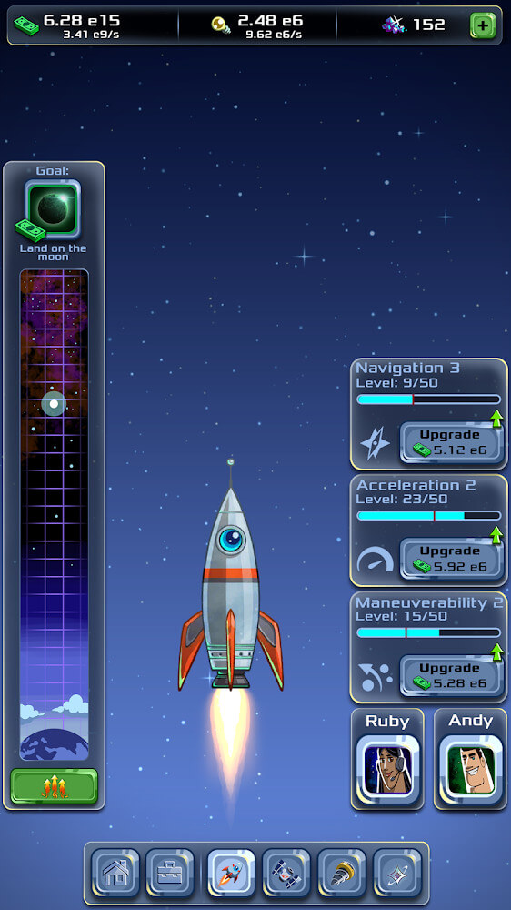 Idle Tycoon: Space Company Screenshot 2