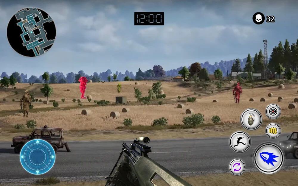 Offline Player Squad Fire Gun screenshot 2