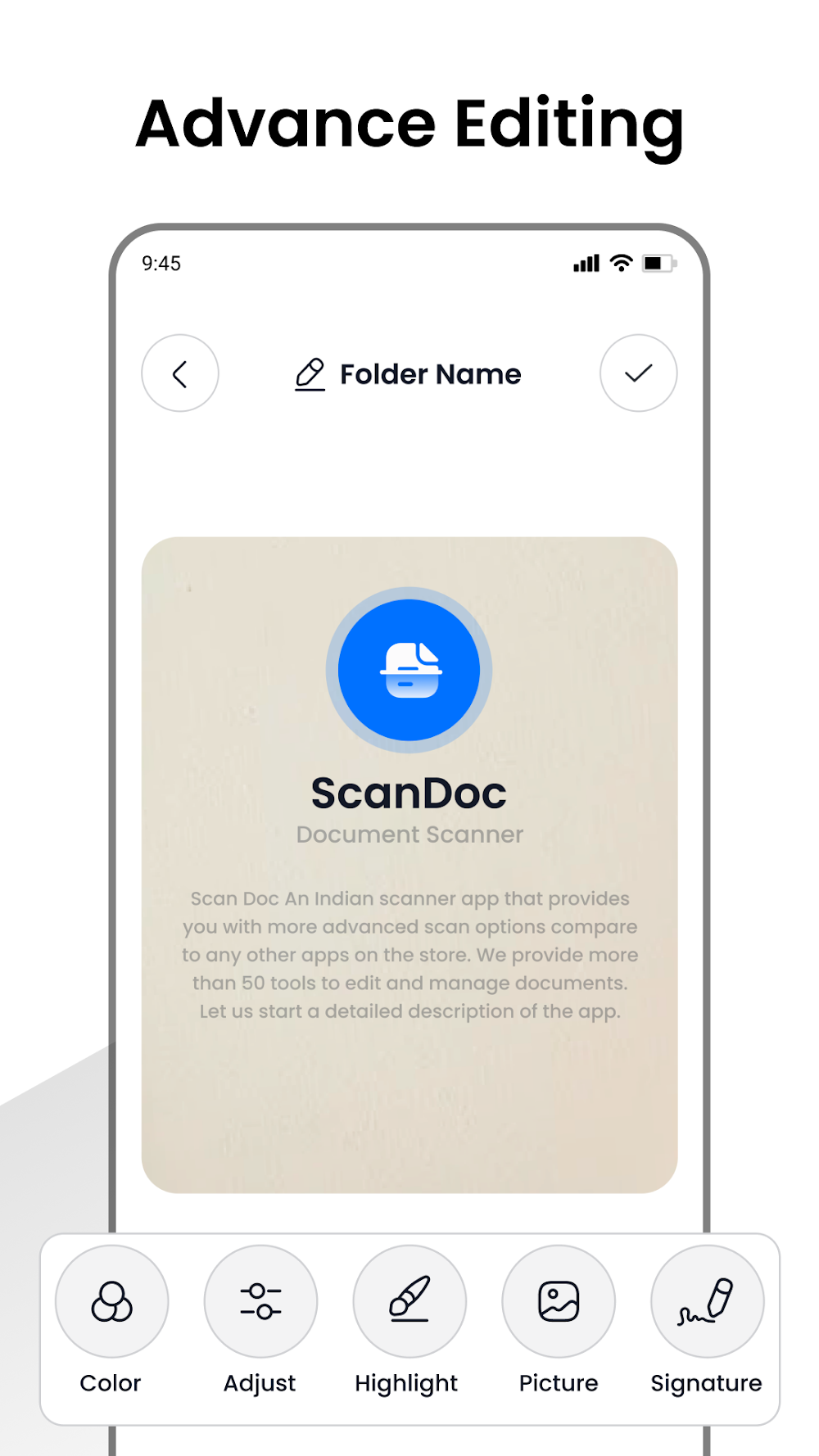 ScanDoc PRO PDF Scanner & Read screenshot 6