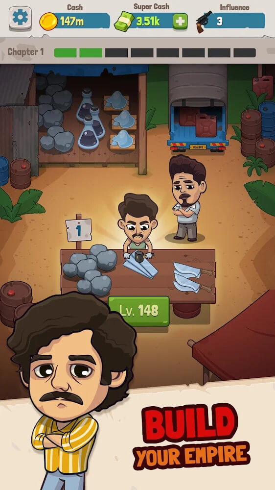 Narcos Idle Cartel screenshot 4