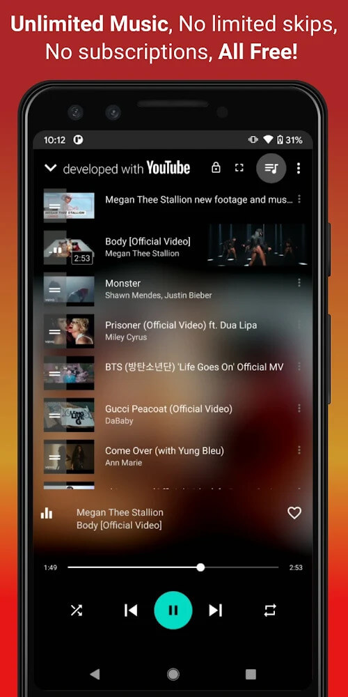 Video Music Player Downloader screenshot 4