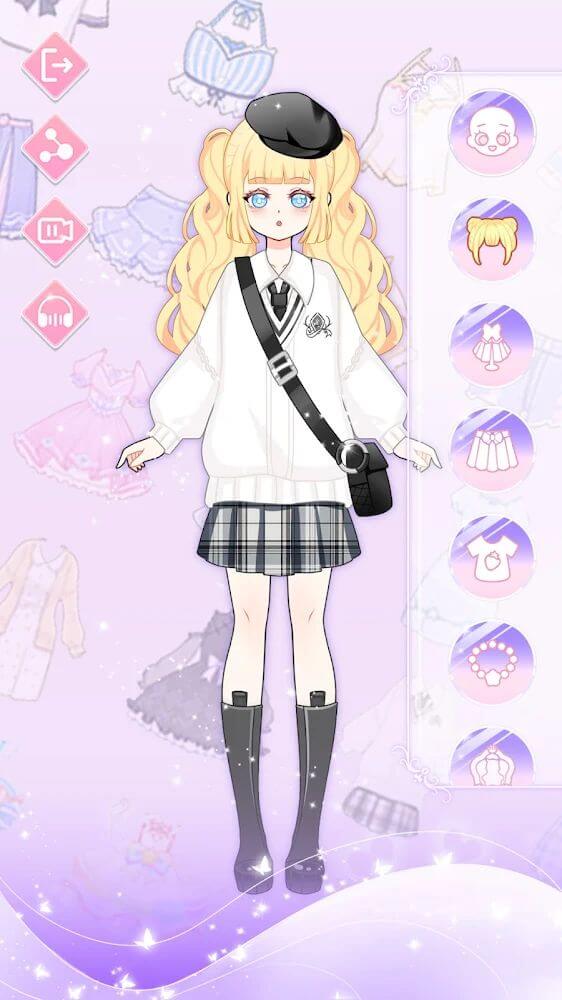 Anime Princess Dress Up Game screenshot 5
