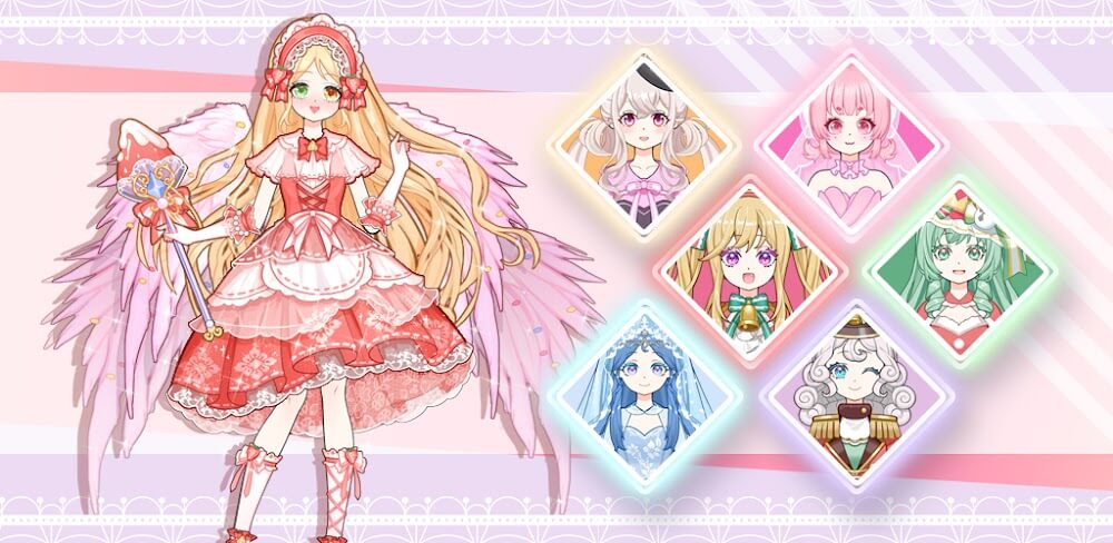 Anime Princess Dress Up Game screenshot 1