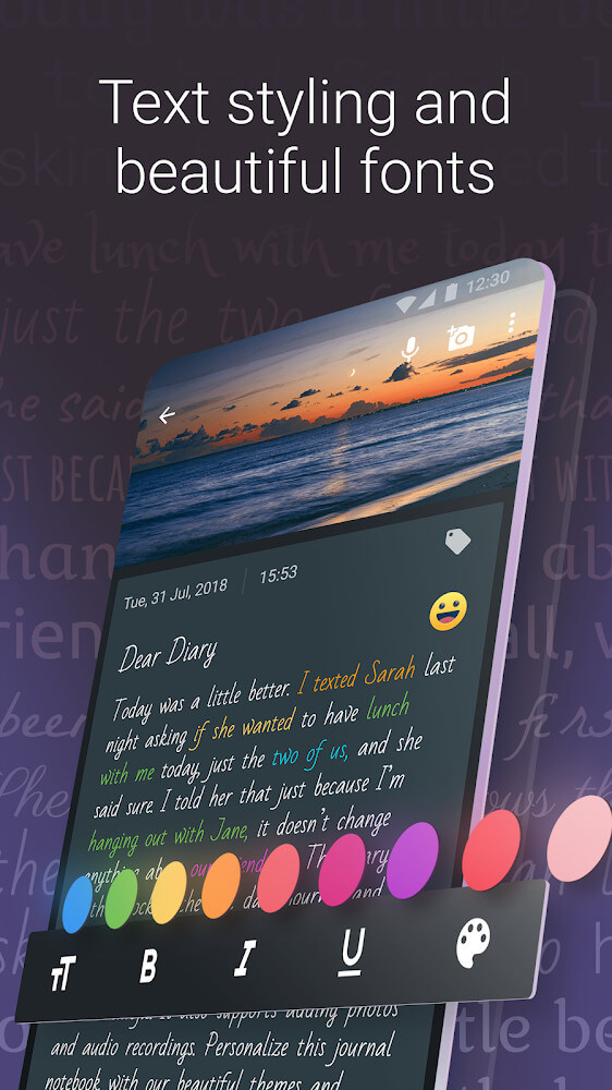 Diary - Journal Notebook & Mood Tracker Notes screenshot 5