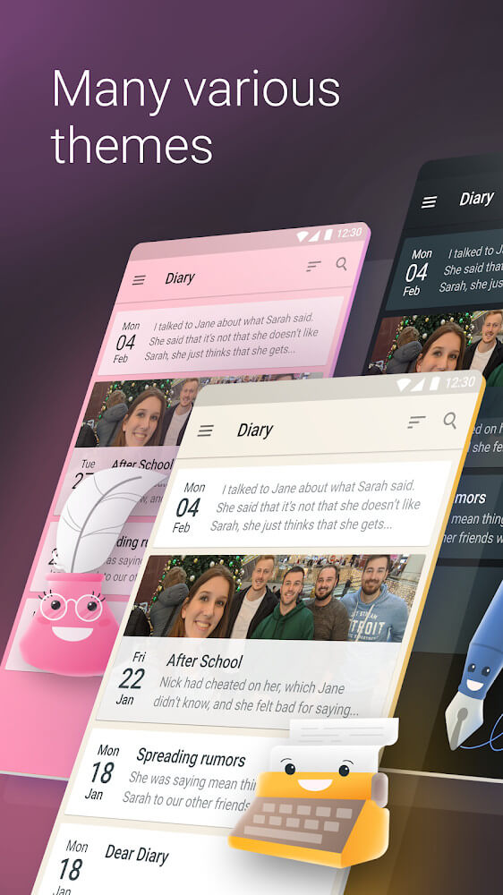 Diary - Journal Notebook & Mood Tracker Notes screenshot 2