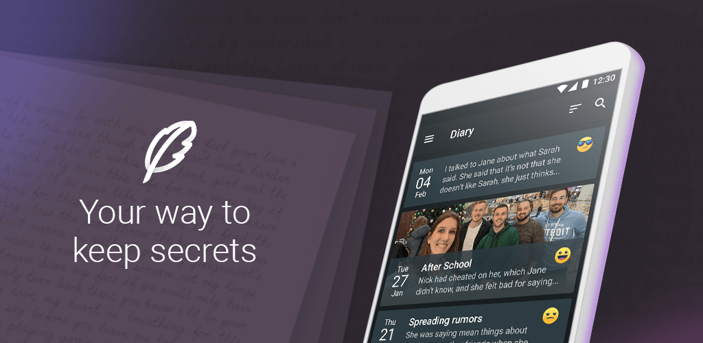 Diary - Journal Notebook & Mood Tracker Notes screenshot 1