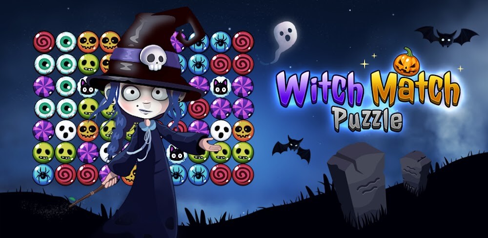Witch Match Puzzle screenshot 1