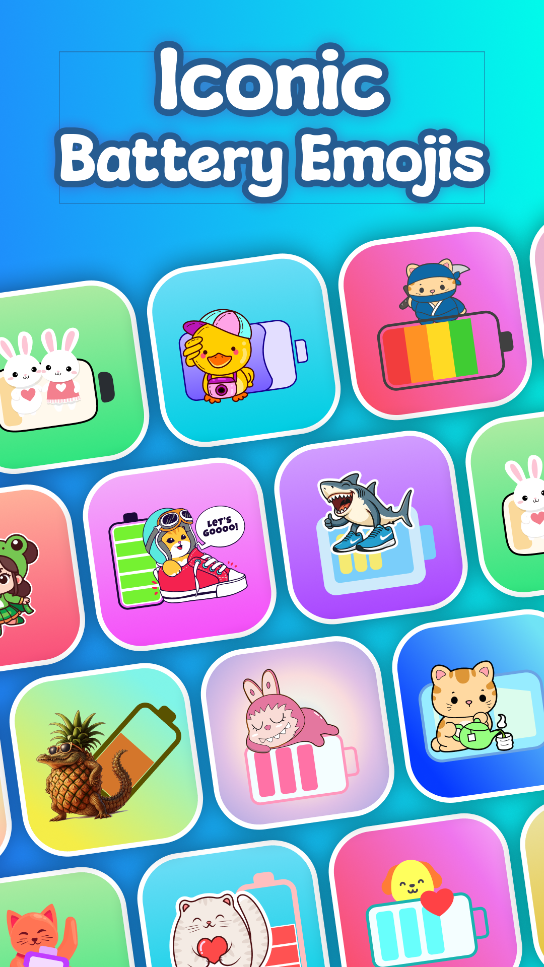 Emoji Battery Icon Customize screenshot 3