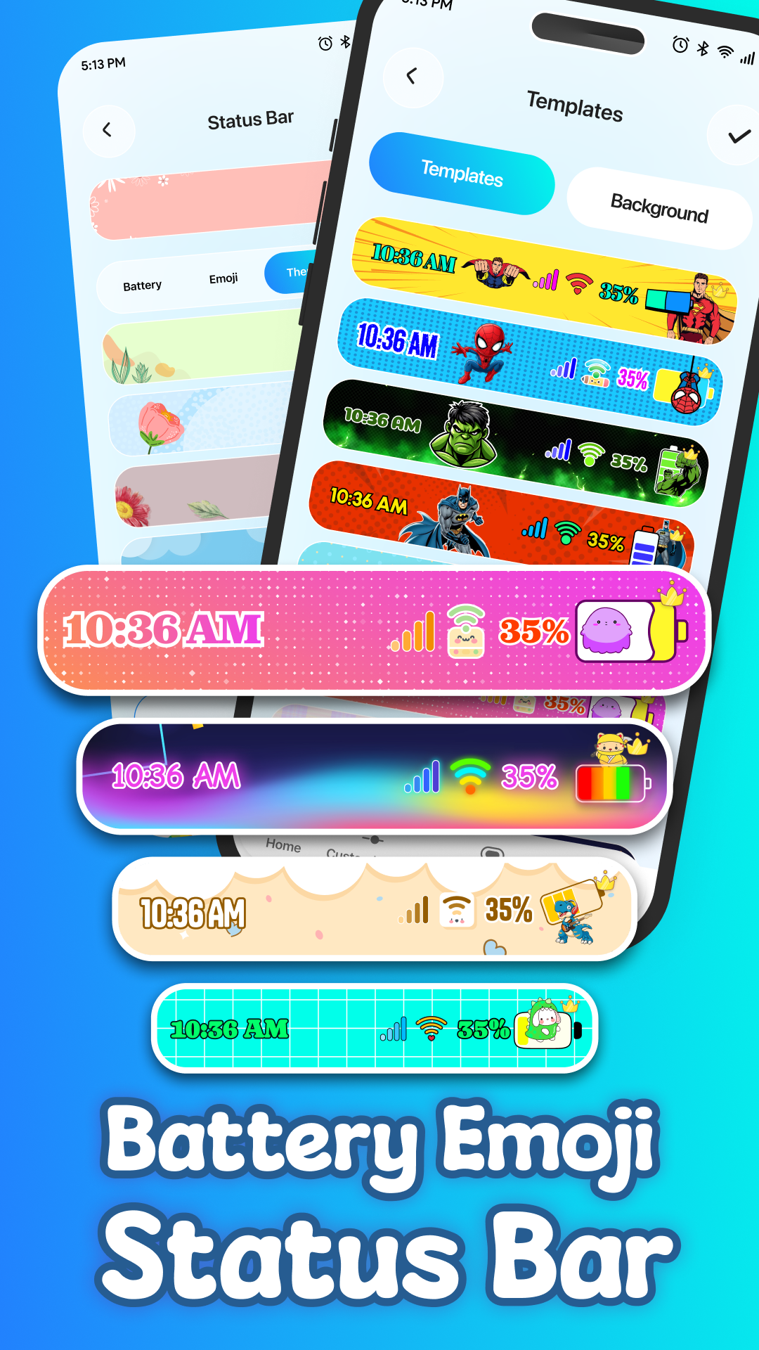 Emoji Battery Icon Customize screenshot 1