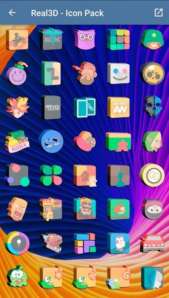 Real3D - Icon Pack screenshot 4
