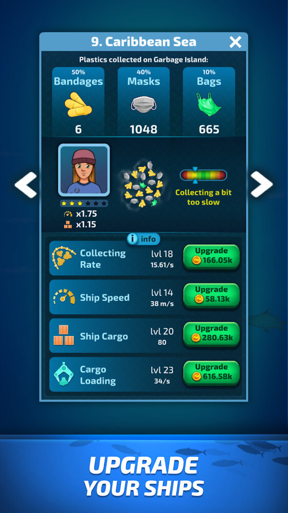 Idle Ocean Cleaner screenshot 4
