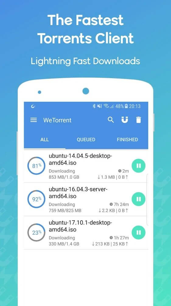 WeTorrent screenshot 2