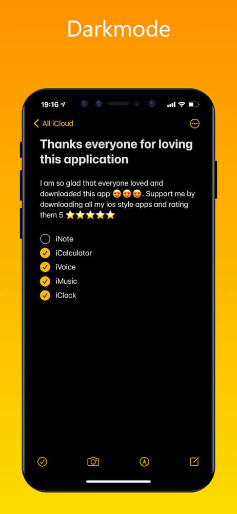 iNote iOS 16 screenshot 5