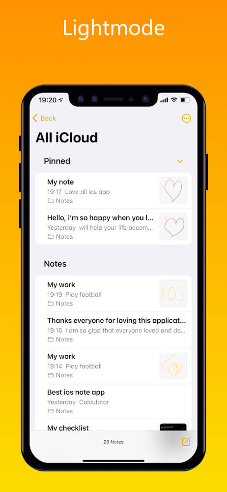 iNote iOS 16 screenshot 4