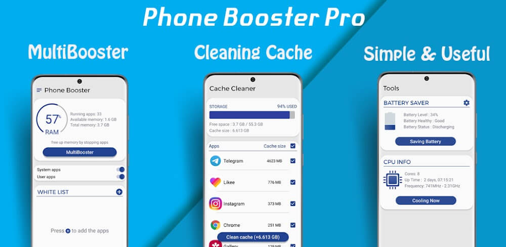 Phone Booster Pro screenshot 1