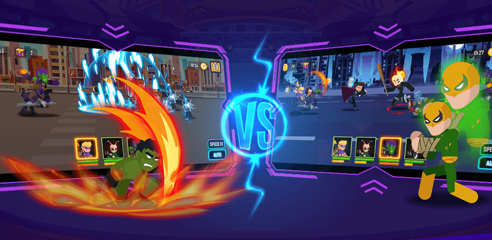 Idle Stickman Heroes Fight screenshot 1