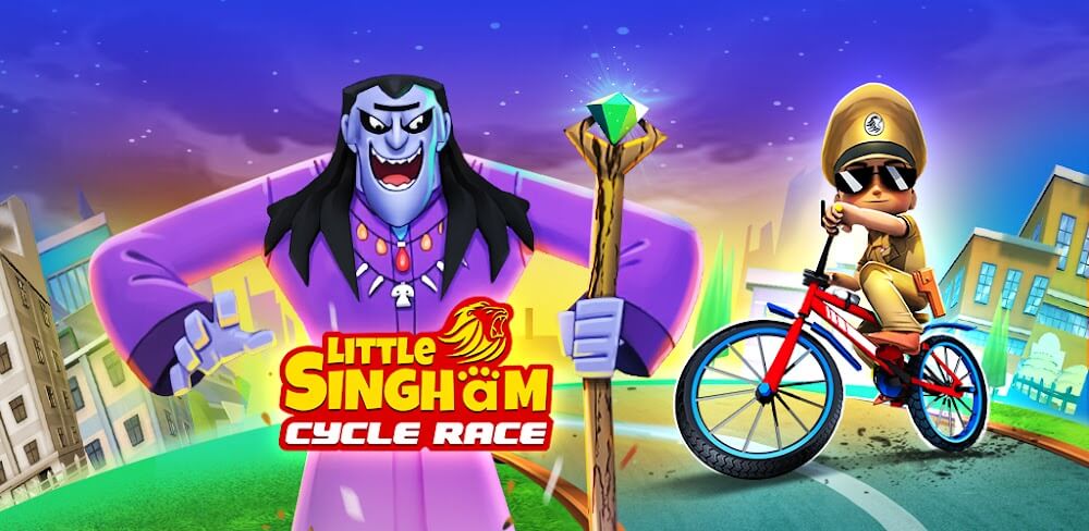 Little Singham Cycle Race screenshot 1