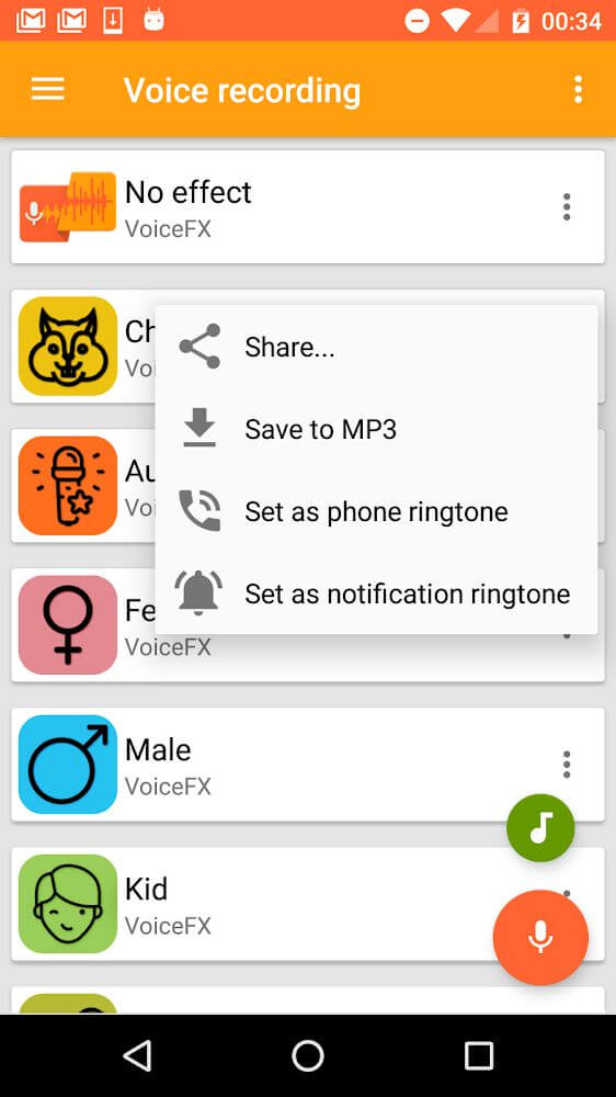 VoiceFX screenshot 4