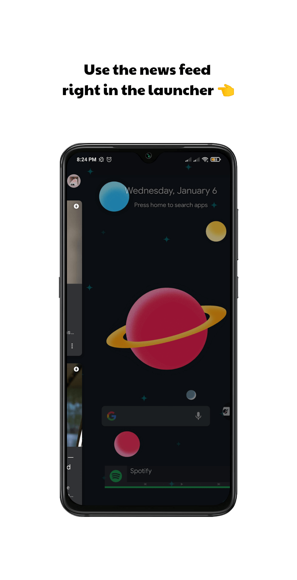 Milky Launcher Pro screenshot 5