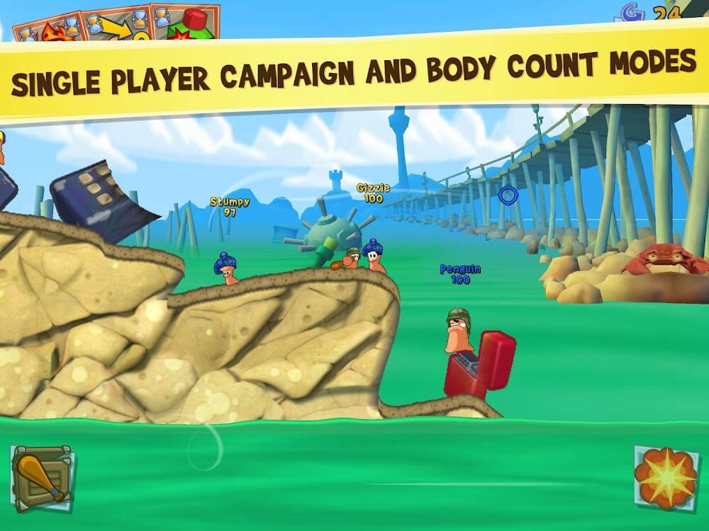 Worms 3 screenshot 4