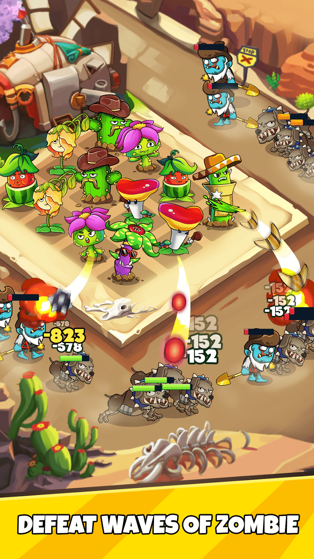 Zombie Farm - Plant Defense screenshot 2