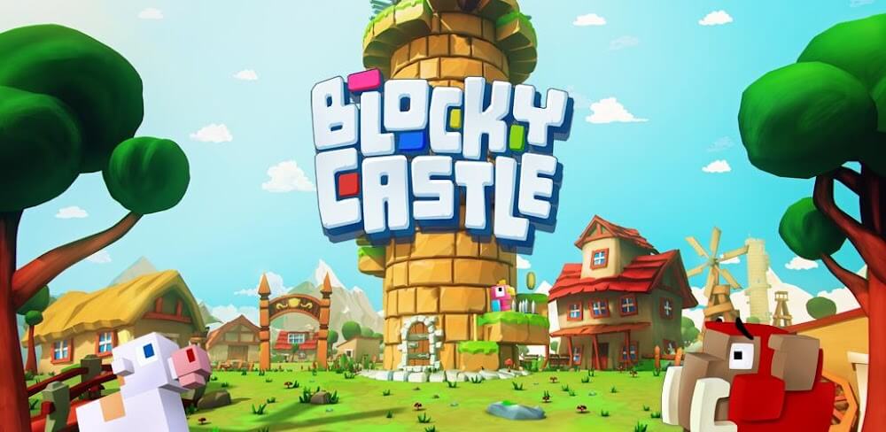 Blocky Castle: Tower Climb screenshot 1