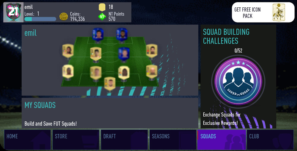NT 21 Draft Simulator + Pack Opener screenshot 4