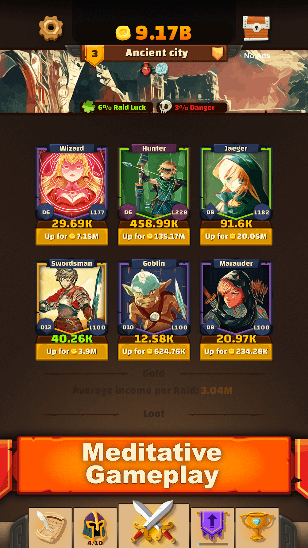 Idle Raids of the Dice Heroes screenshot 2