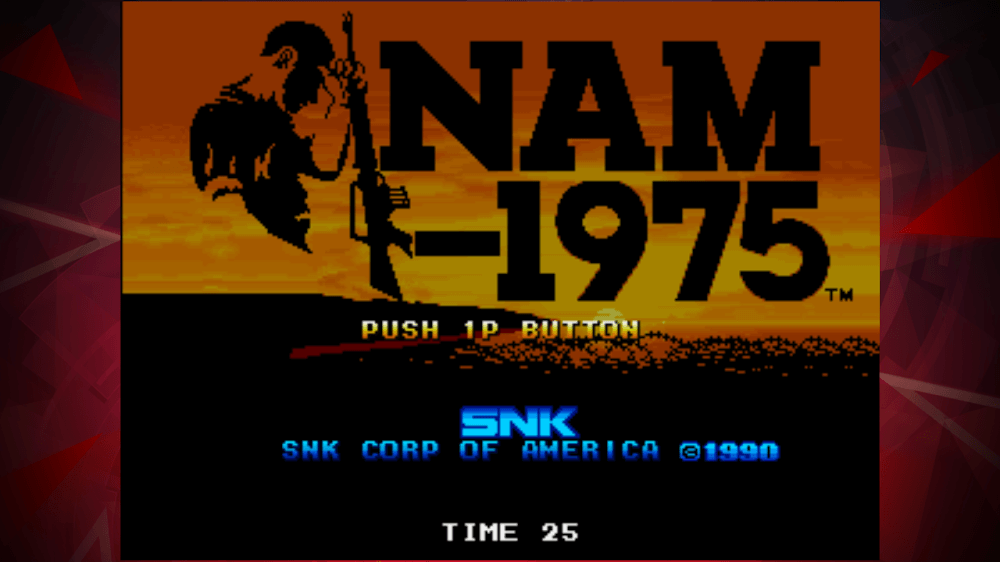 NAM-1975 ACA NEOGEO gameplay screenshot 2