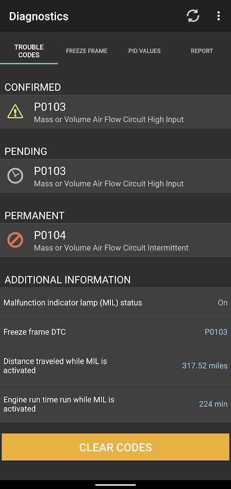 OBD Fusion screenshot 6