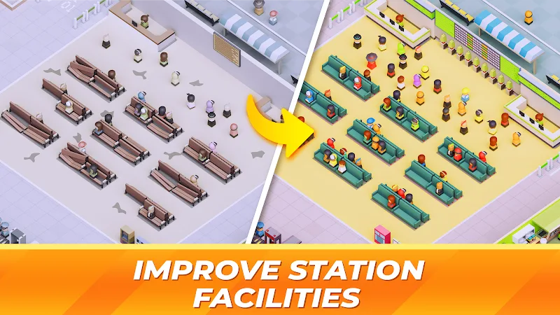 Idle Bus Station - Tycoon Game screenshot 5