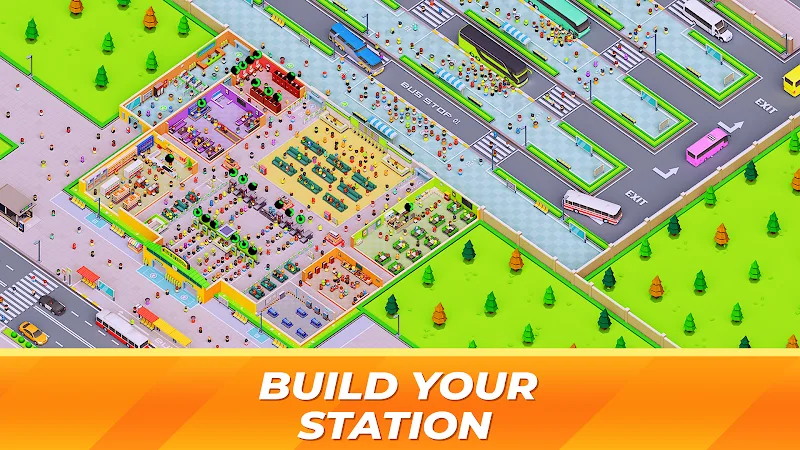 Idle Bus Station - Tycoon Game screenshot 3